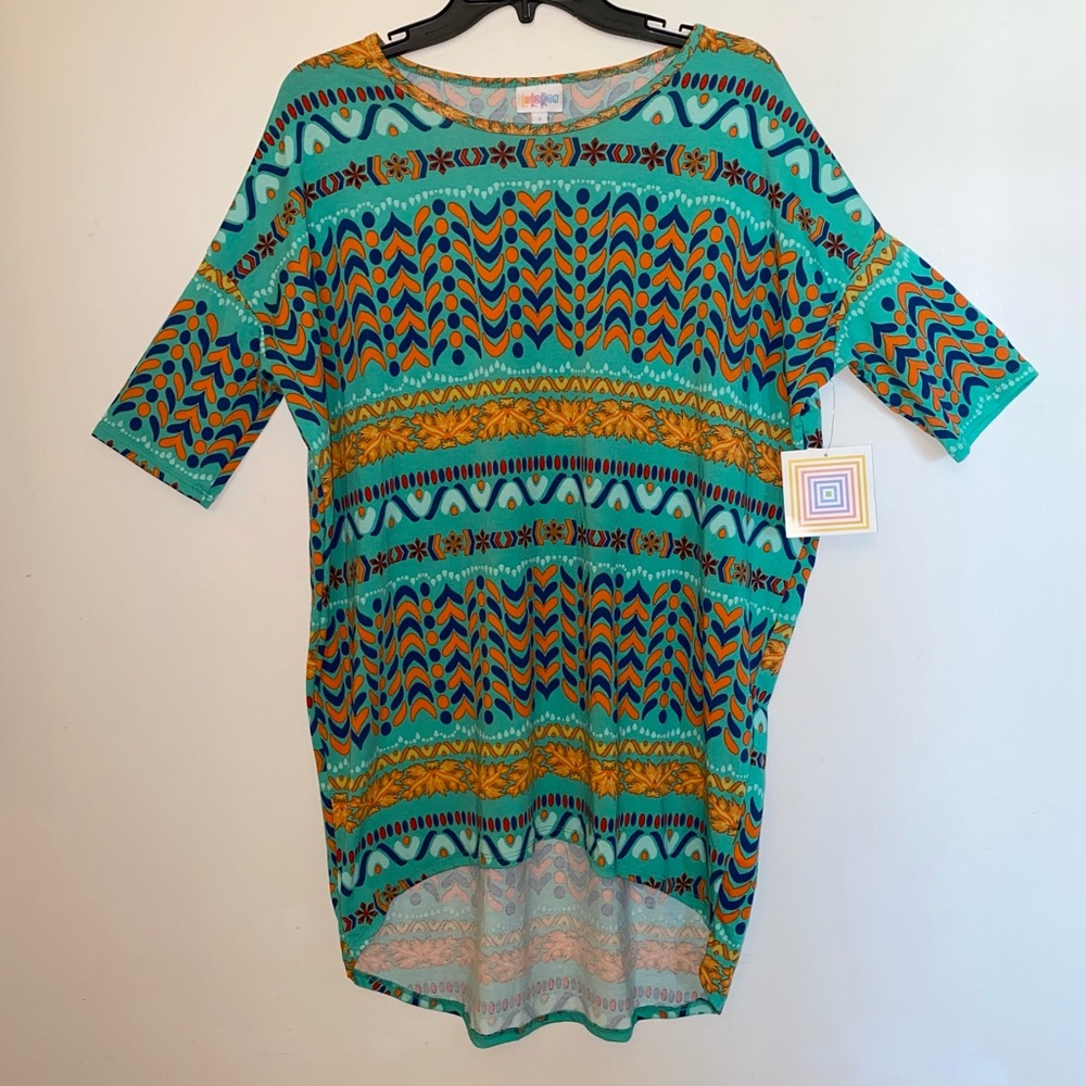 Lularoe Irma Multicolor High Low (NEW WITH TAGS) Size: Small